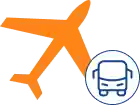 Rent a bus airport transfer